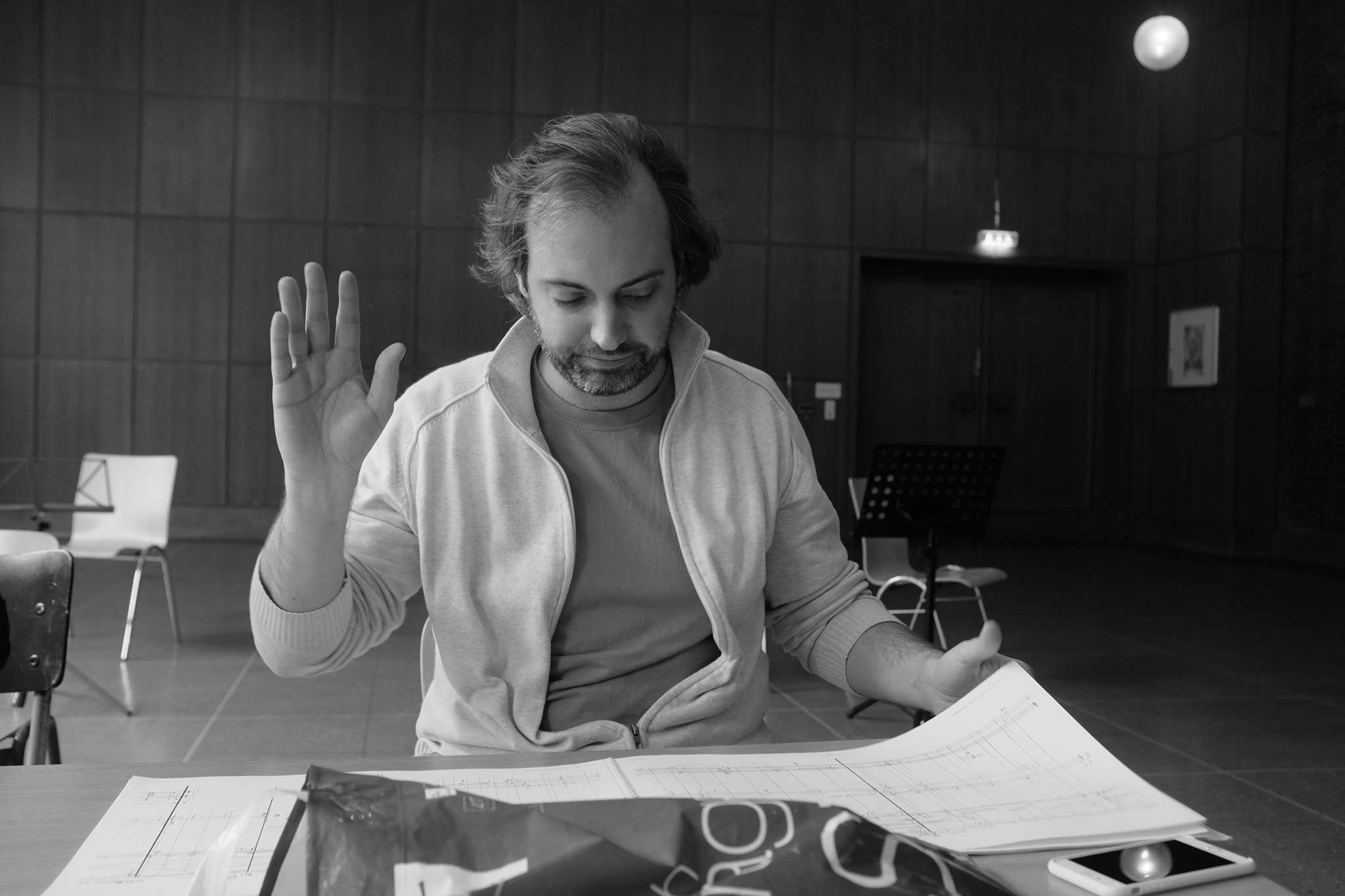Juan Verdaguer at the Stockhausen Courses in Kürten, 2013